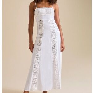 Altar'd State White Midi Dress